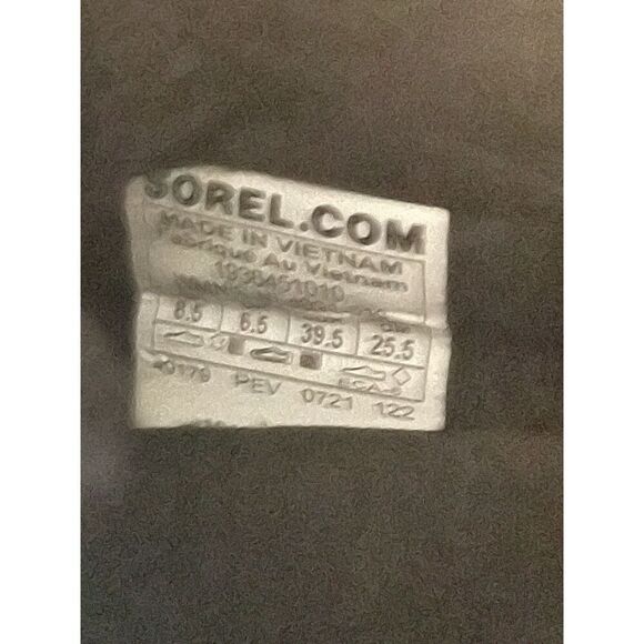 Sorel Kinetic Breakthru Venture Sneakers Black Canvas/Suede 8.5 US / 39.5 EU - Picture 7 of 7